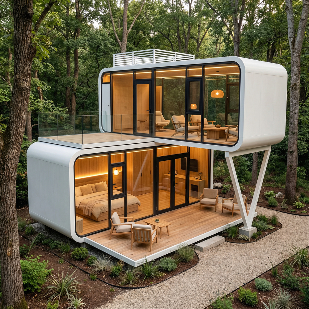 Cabin cắm trại dạng viên nang không gian loại V chống nước thân thiện với môi trường