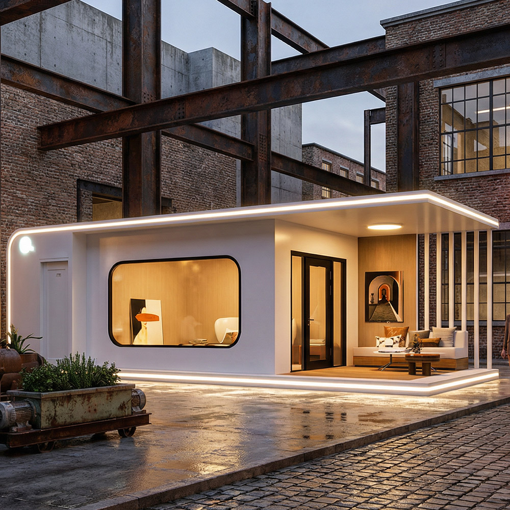 Viên nang Apple Cabin một lớp có thể tháo rời có hình dạng không đều