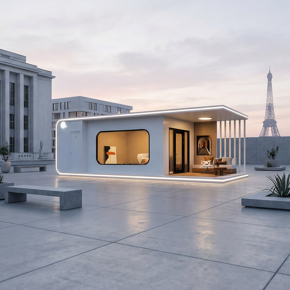 Viên nang Apple Cabin một lớp có thể tháo rời có hình dạng không đều