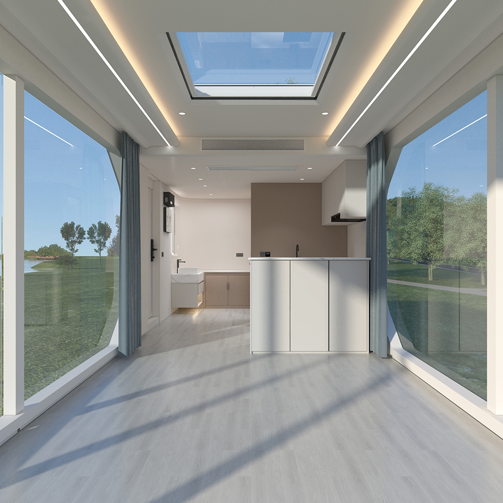 Nhà dạng viên nang kín di động Prefab S3