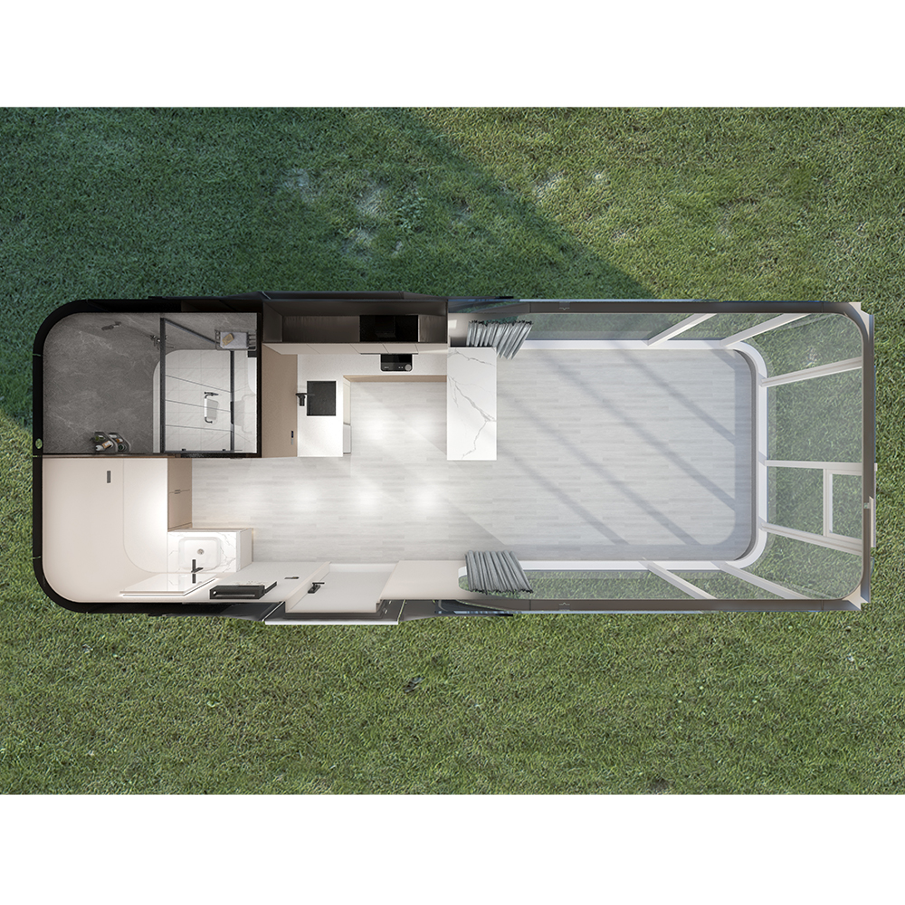 Nhà dạng viên nang kín di động Prefab S3