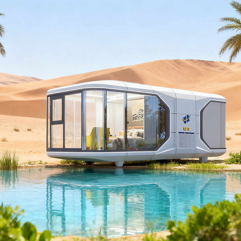 Nhà dạng viên nang kín di động Prefab S3